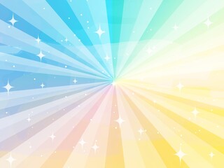 Obraz premium 漫画効果線集中線背景