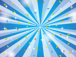 漫画効果線集中線背景