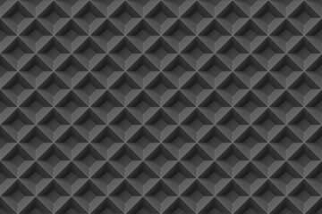 4 slanted black trapeziums forming an embossed diamond shape which in turn fully fills the whole screen. Illustration as a dark background for website design and business presentation slides