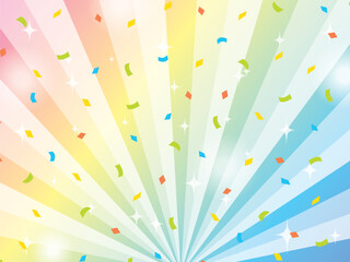 漫画効果線集中線背景