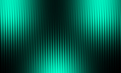 Abstract vertical ribbed teal green gradient background