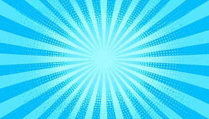 Light-blue radial burst pattern