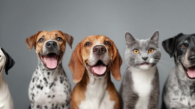 capture essence of top  animals through portraits against clean minimalist background