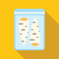 Vacuum packed tiger prawns, ensuring quality and extending shelf life for consumers