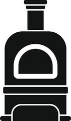 Classic cast iron wood burning stove providing warmth and comfort in a cozy home