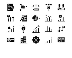 Entrepreneurship Line Vector Icons