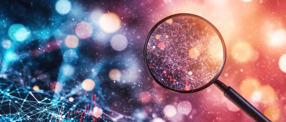 Magnifying Glass on Abstract Network Data Visualization