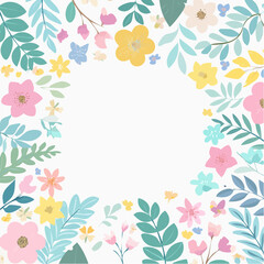 Obraz premium floral background with flowers