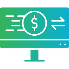 dollar sign on a white background