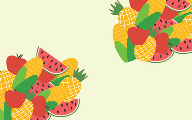 fruit and vegetables harvest autumn background