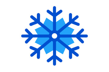 snowflake on white background