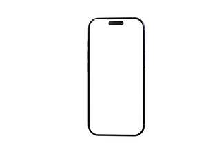 Clean design, blank smartphone screen. Perfect for app presentations or website mockups.