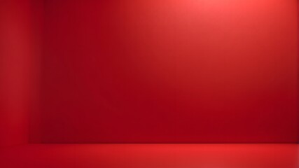 Abstract red wall texture with light gradient, modern minimal color background
