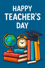 Happy Teacher’s Day Illustration for Social Media Post