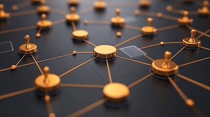 Global Network Connections: A Visual Representation of Interconnectivity and Data Flow