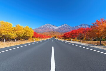 Autumnal Road Trip Through Majestic Mountains