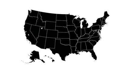 Detailed United States map showing all 50 states, a handy political geography resource for study aid