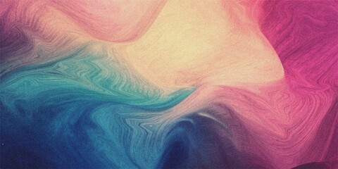 Abstract Pastel Gradient Fluid Wave Background.