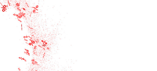 Abstract background with red percentage symbols. Perfect for sale banners, discounts, and promotions.
