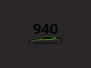 looking local car body repair center logo 