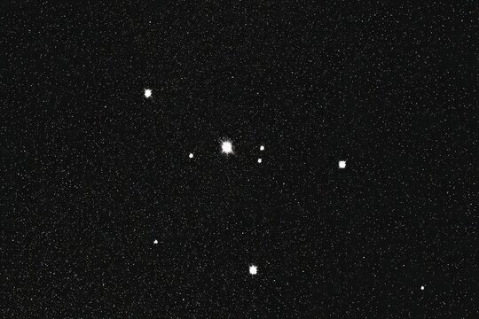 Starry Night Sky Constellation