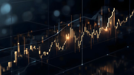 Dark Elegant Finance Visualization