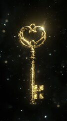 Golden Key to Success: A Symbol of Opportunity and Unlock Potential