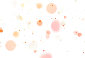 Blurred christmas dust Bokeh particles shining glittering on transparent background, blurred Bokeh shape snow dust flakes flare, glittering flares, png image 