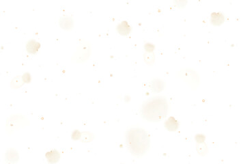 Blurred christmas dust Bokeh particles shining glittering on transparent background, blurred Bokeh shape snow dust flakes flare, glittering flares, png image 