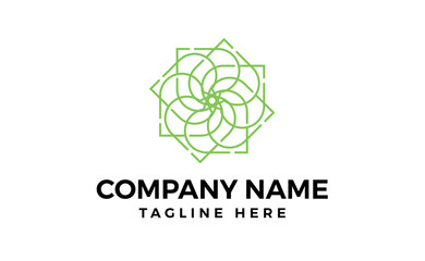 Flower Silhouette logo