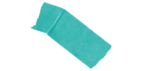 A vibrant teal paper fragment seemingly discarded yet holding untold stories against the vast emptiness of a dark