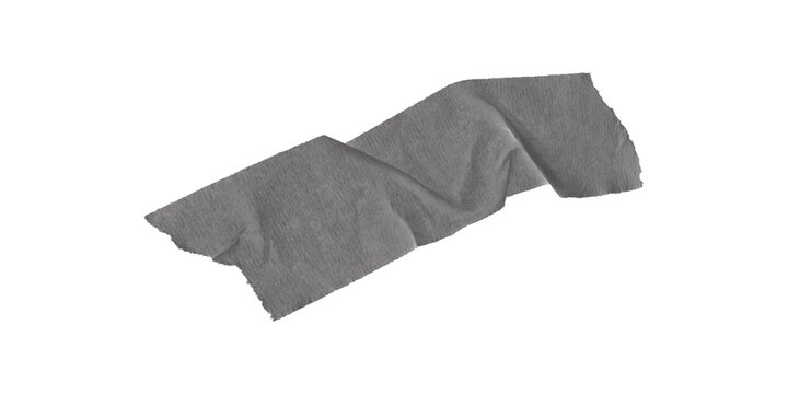 A lone grey tissue abandoned on a dark forgotten stage whispers tales of unshed tears and silent goodbyes with isolated