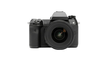 A Sleek Black Camera beckons adventurous photographers to capture moments of beauty and adventure with a bold lens and a