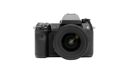 A Sleek Black Camera beckons adventurous photographers to capture moments of beauty and adventure with a bold lens and a