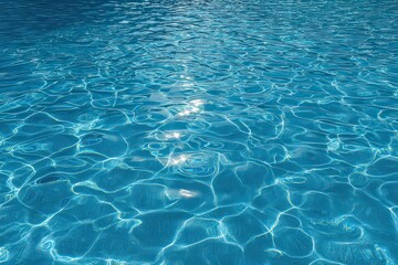 Obraz premium Rippled Azure Pool Water Surface