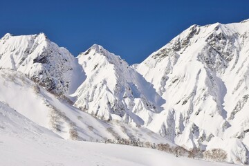 Winter scenery in Hakuba Valley