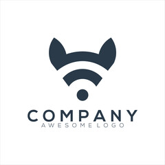 Fox icon Silhouette Illustration