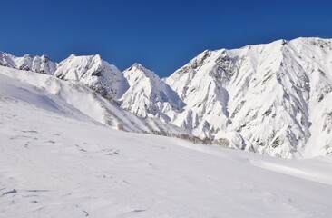 Winter scenery in Hakuba Valley