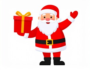 santa claus with gifts