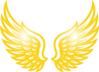 Obraz premium golden wings