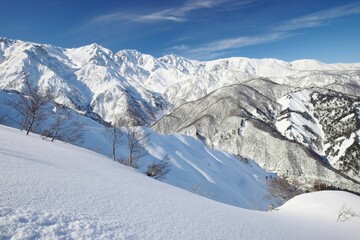 Winter scenery in Hakuba Valley