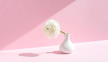 White Flowers in Vase
