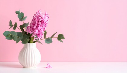 Lilac Flowers in Vase
