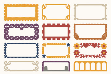 D&iacute;a de Finados Halloween and Decorative Frames Collection