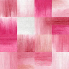 Soft Pastel Pink Gingham Checks Pattern for Seamless Background Design