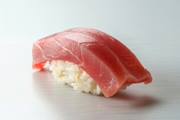 Nigiri Sushi set on a white background
