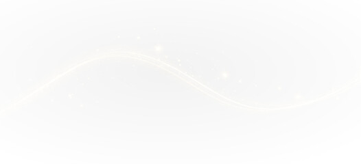 Light, twirl, glitter,wave, magic in a golden glowing swirl. PNG with transparent background, perfect for Overlay, sparkle effects, fantasy light trails.	