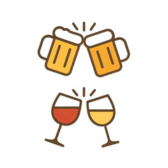 ビールとワインの乾杯｜Beer and Wine Cheers