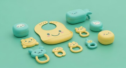 Adorable Baby Essentials for Mealtime and Playtime Fun