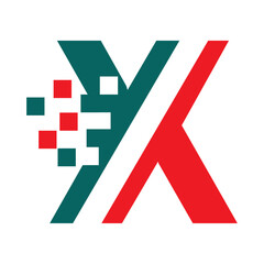 Minimalist logo design featuring the letter X.